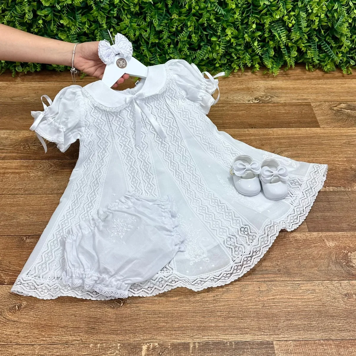 Vestido Batizado Renda Paraibana - Image 2