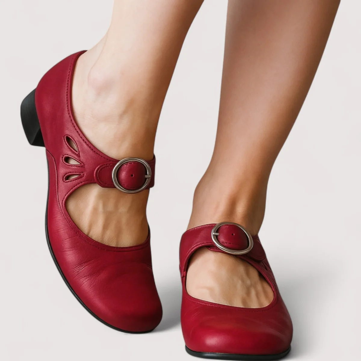 Clara | Scarpin Elegante em Couro Sintético - Image 5