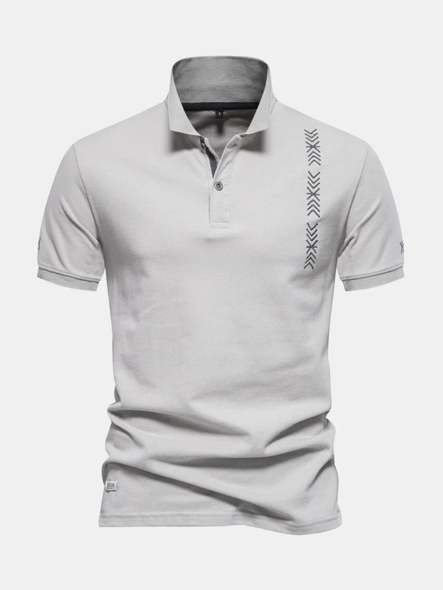 Odeceixe | Polo de Algodão com Bordado de Setas - Image 6