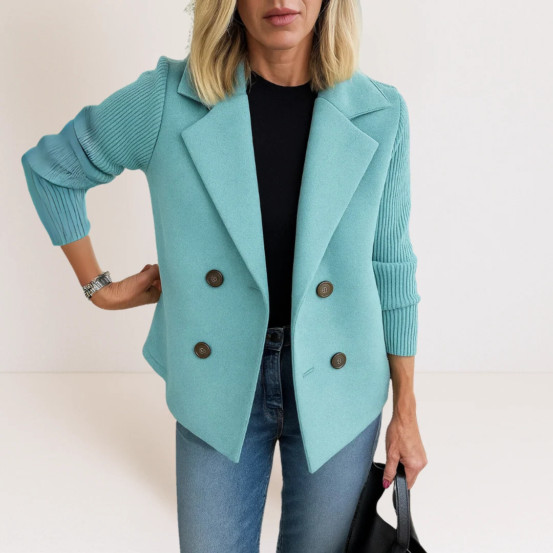 Marta | Casaco Elegante com Malha - Image 4