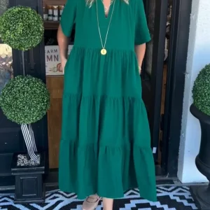 Carlota | Vestido Maxi com Movimento