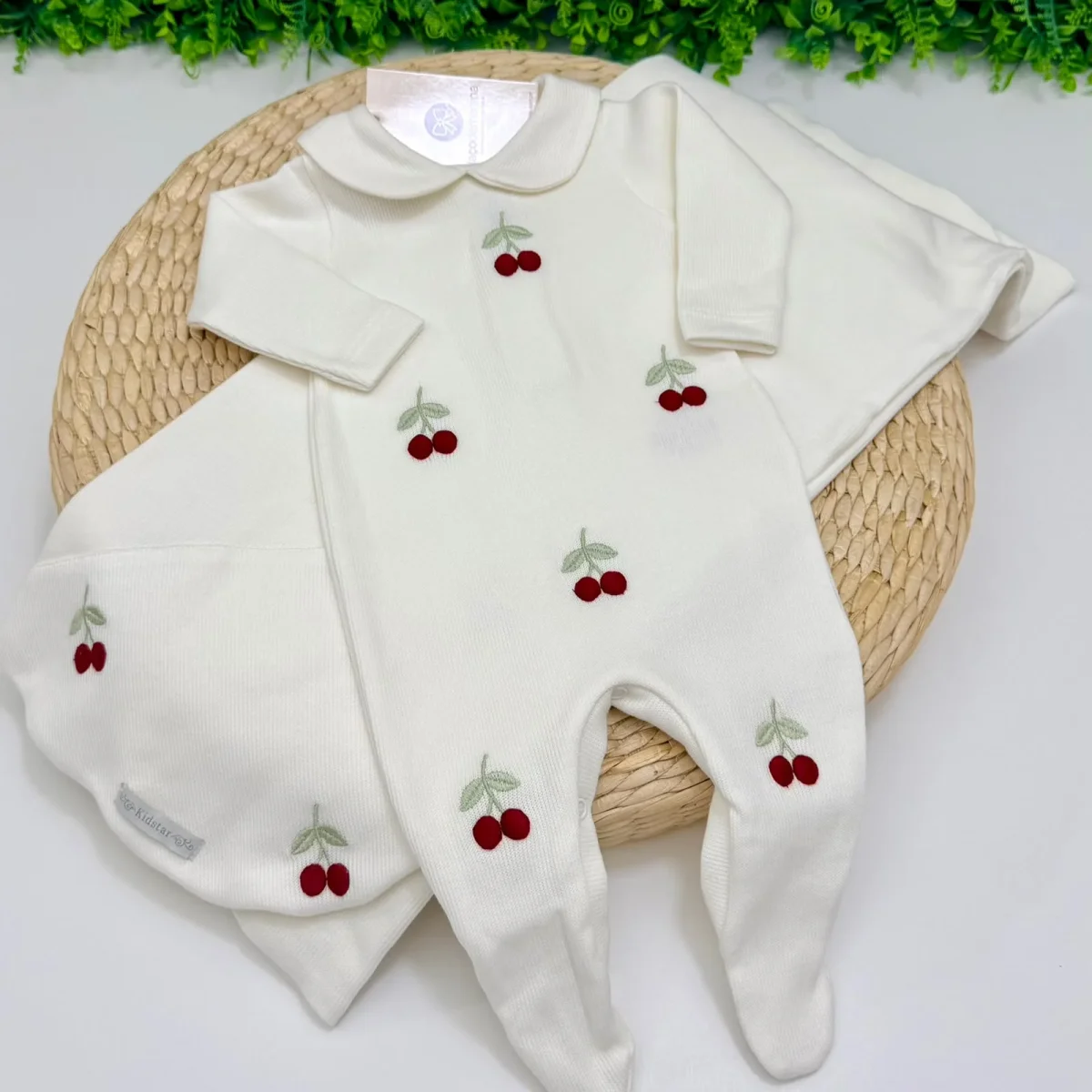 Saída Maternidade Off-White Kidstar® Cerejinha