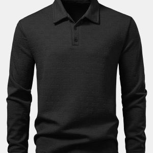 Sorrento | Camisa Polo de Manga Longa com Riscas