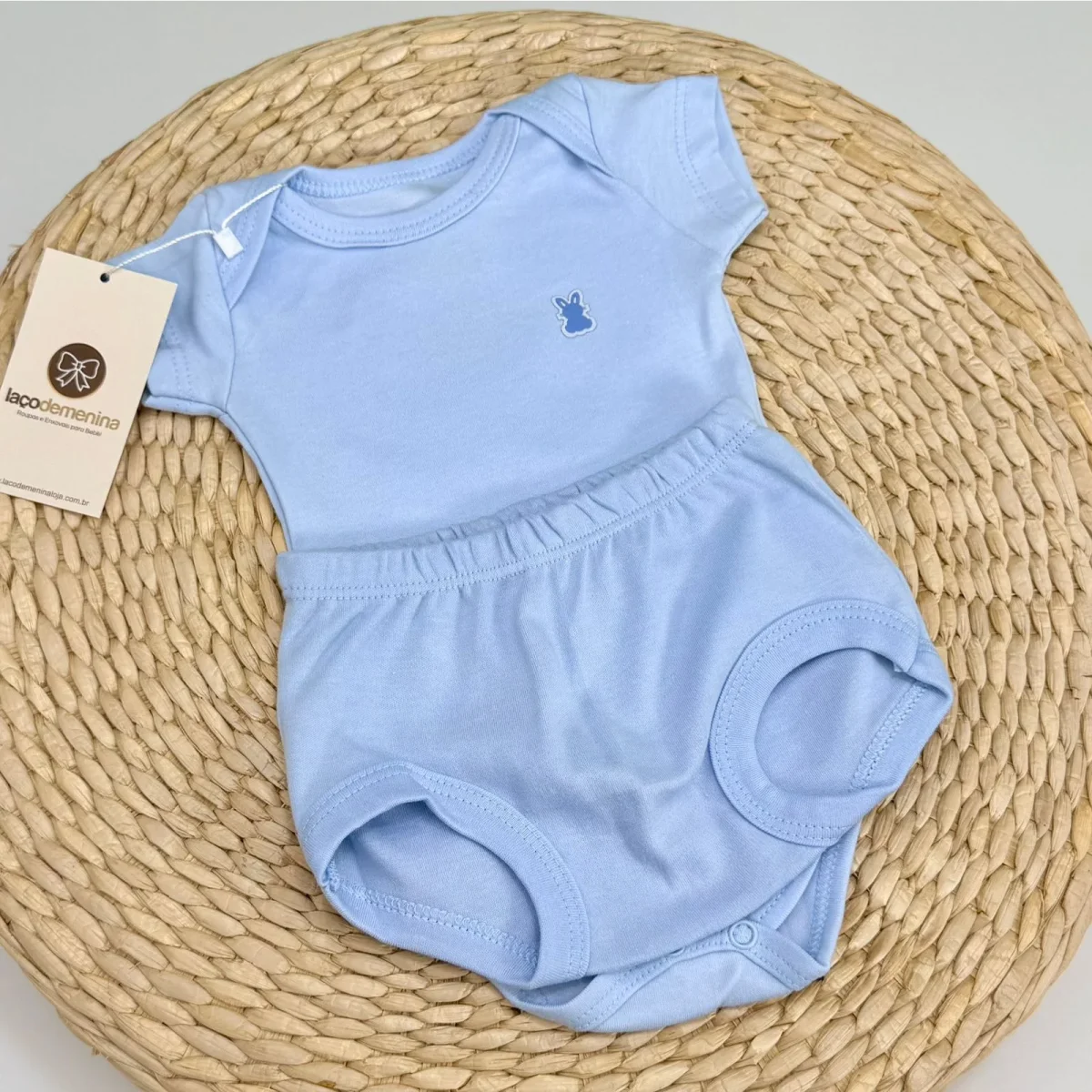 Kit Body e Tapa Fralda Azul Claro - Image 2