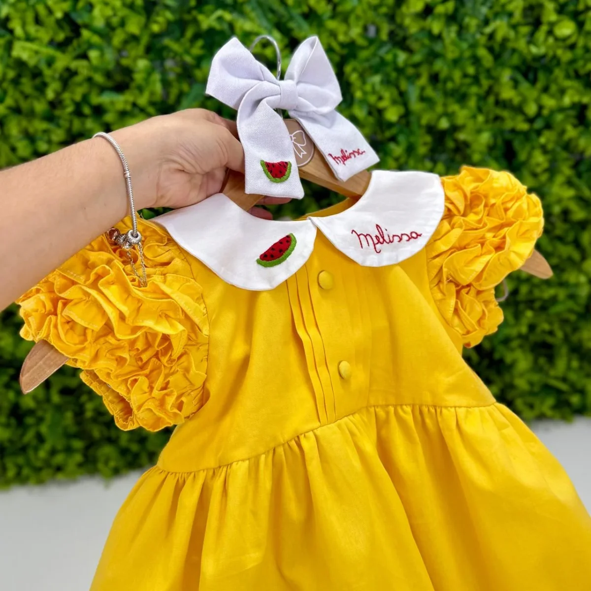 Vestido Festa Amarelo (Encomenda) - Image 2