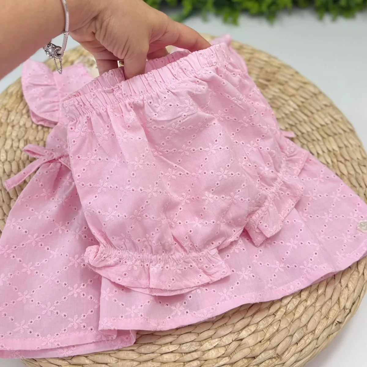 Conjunto Mavie em Cambraia Rosa - Image 5