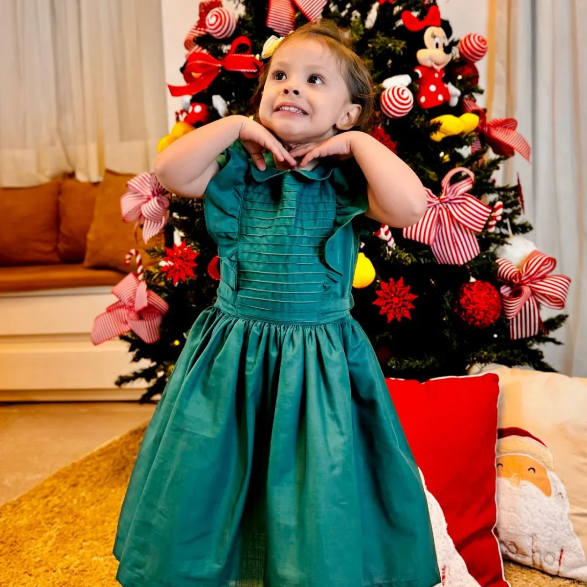 Vestido Ruby Verde Bandeira