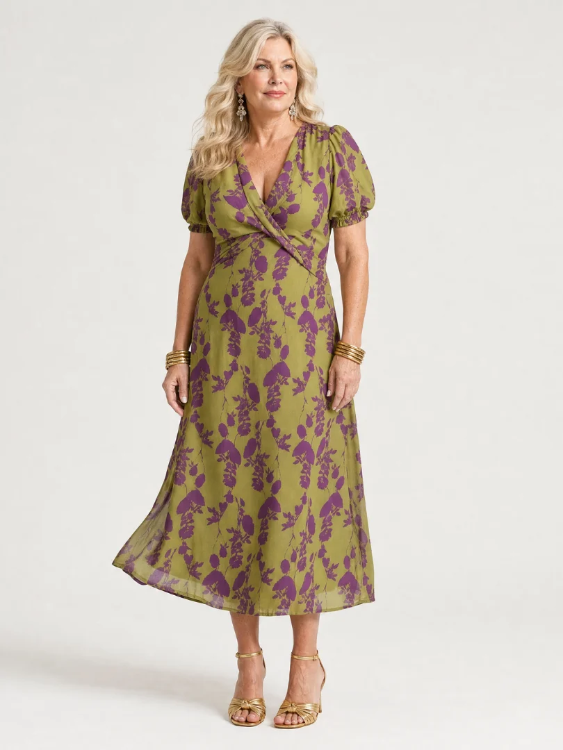 Adelaide | Vestido Midi Floral Relaxado - Image 7