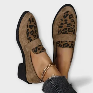 Carla | Sapatos de Senhora Elegantes com Estampado de Leopardo