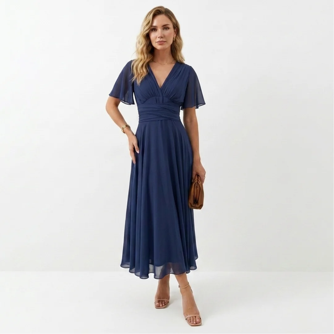 Anastácia | Vestido com Costas Abertas - Image 3