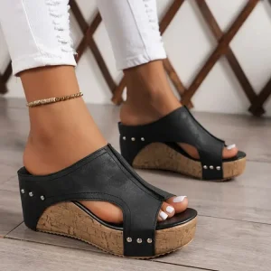 Lisete | Sandálias Wedge com Apoio Arqueado