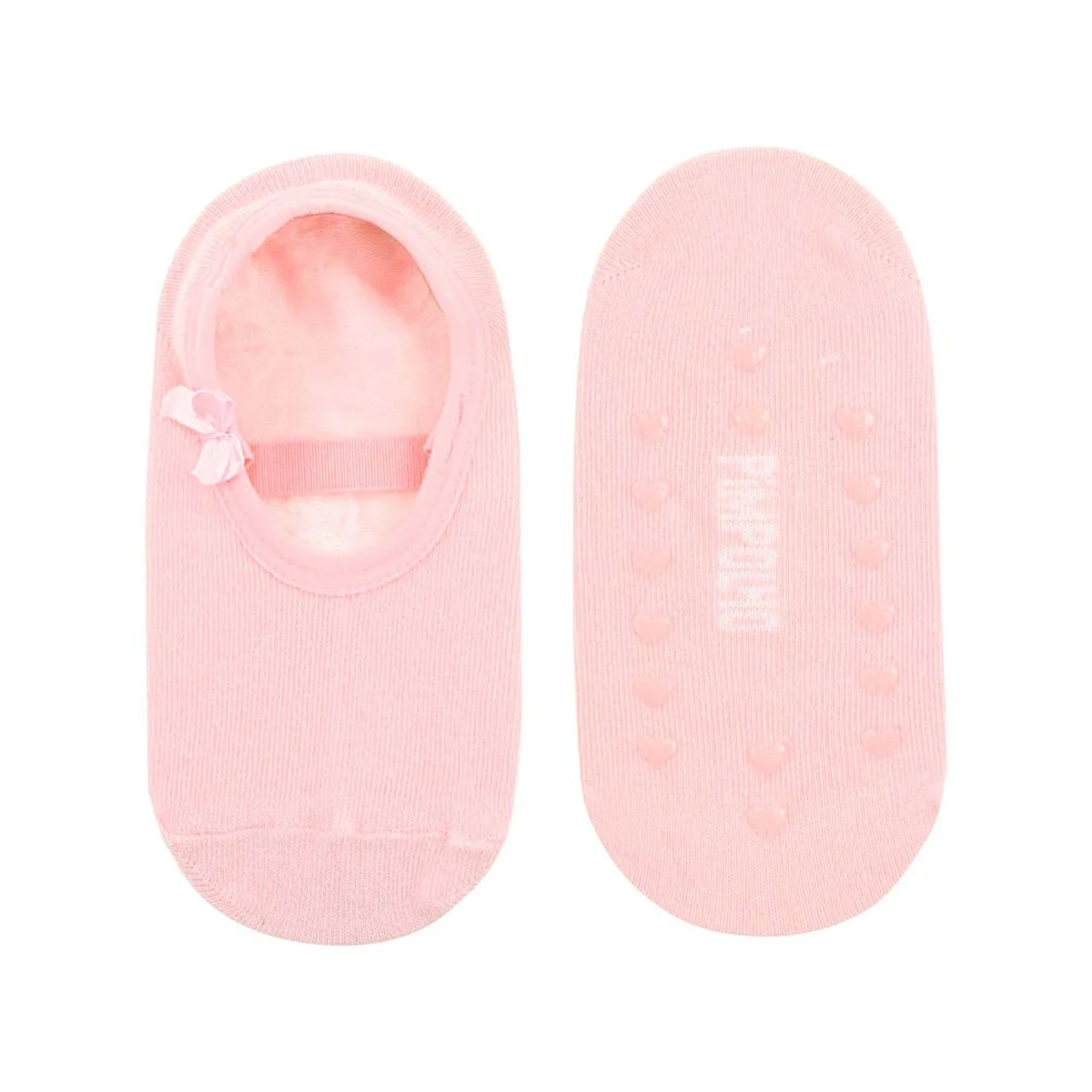 Meia Sapatilha Pimpolho® Antiderrapante Rosa - Image 2