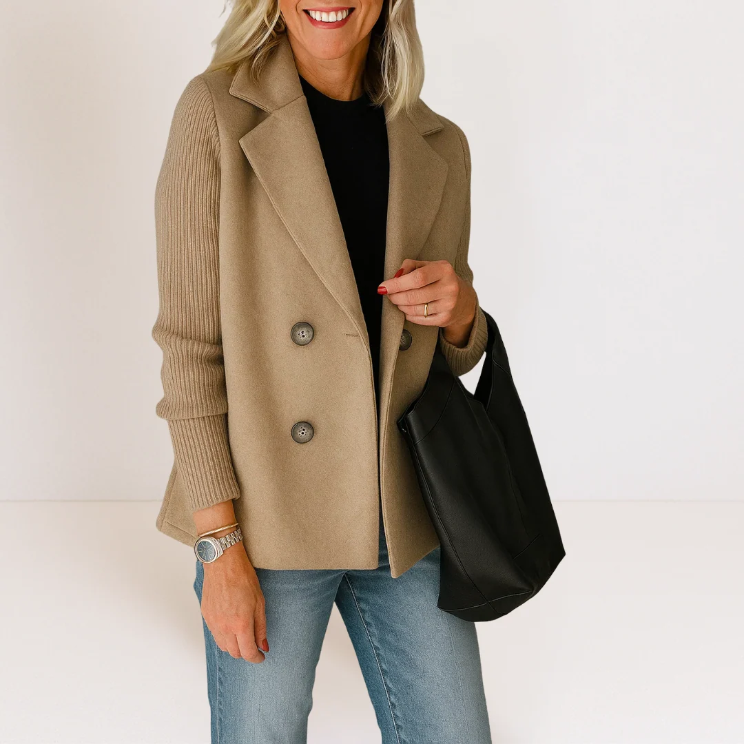 Marta | Casaco Elegante com Malha - Image 6