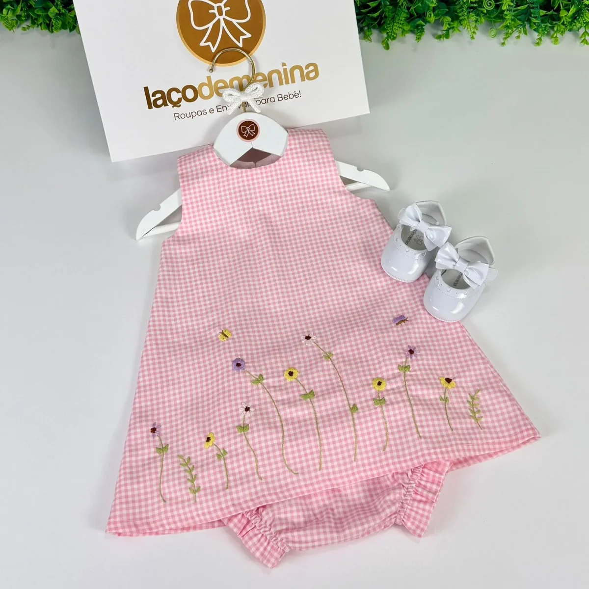 Vestido Trapézio Bordado Jardim - Image 2