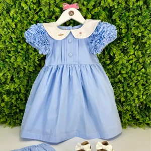 Vestido Festa Azul (Encomenda)