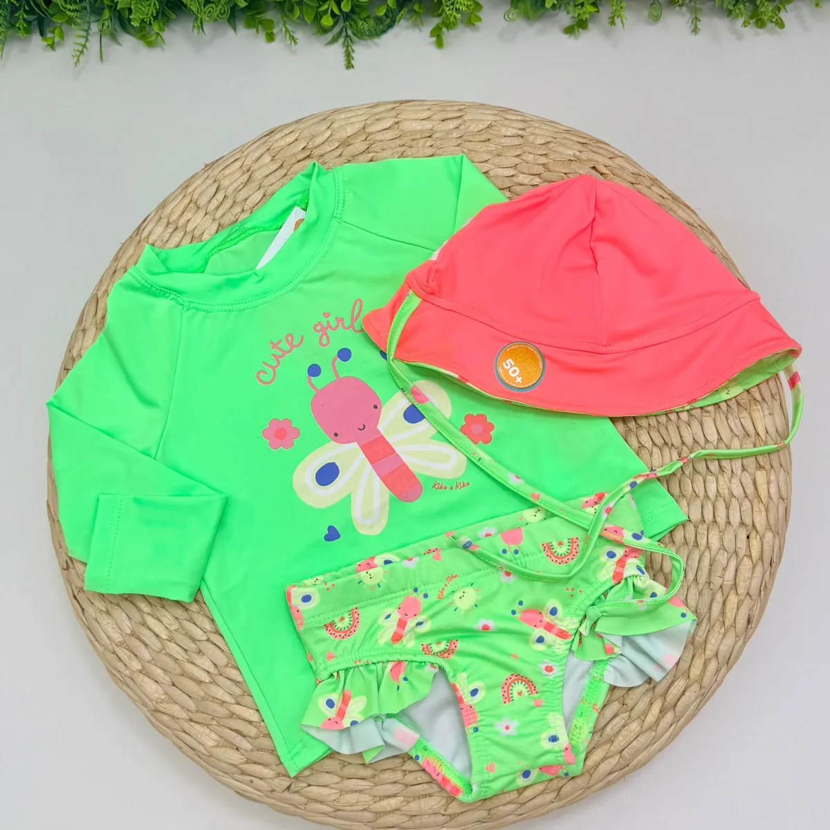Conjunto Proteção UV Butterfly Verde - Image 3