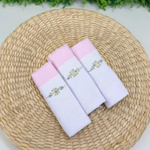 Kit com Fralda de Ombro Barrinha Rosa