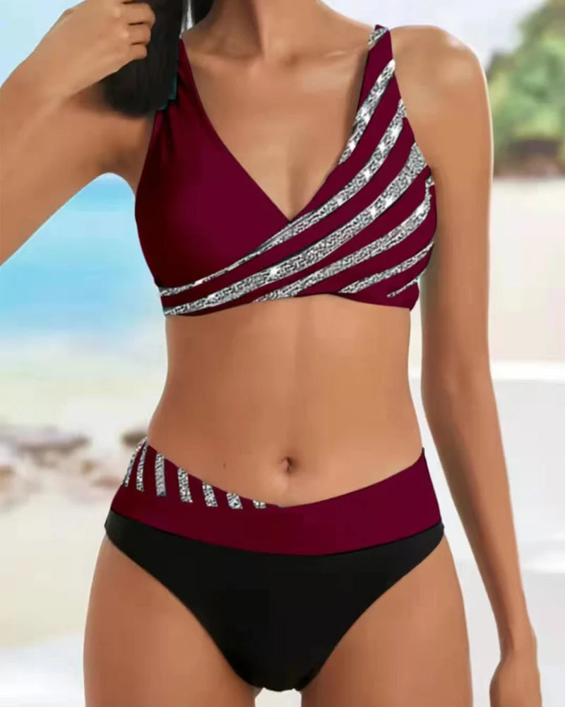 Monaco | Bikini Impressão em Tons Quentes - Image 5