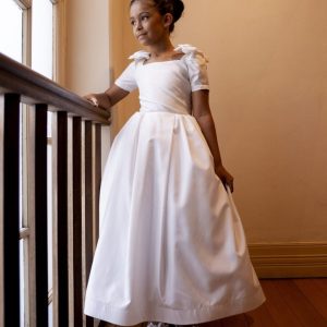 Vestido Carolina Tafetá Indiano