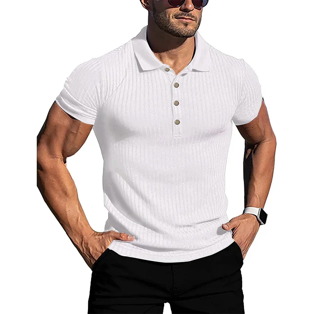Naxos | Camisa Polo Elegante com Riscas - Image 8