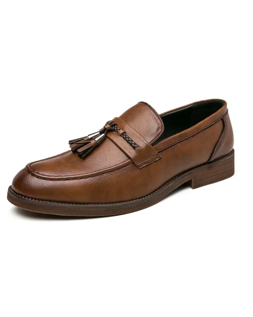 Taormina | Mocassins de Couro com Franja