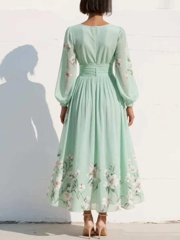 Aurelia | Vestido Midi com Decote em V - Image 9