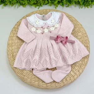 Saída Maternidade Siciliana Rosa sem Manta