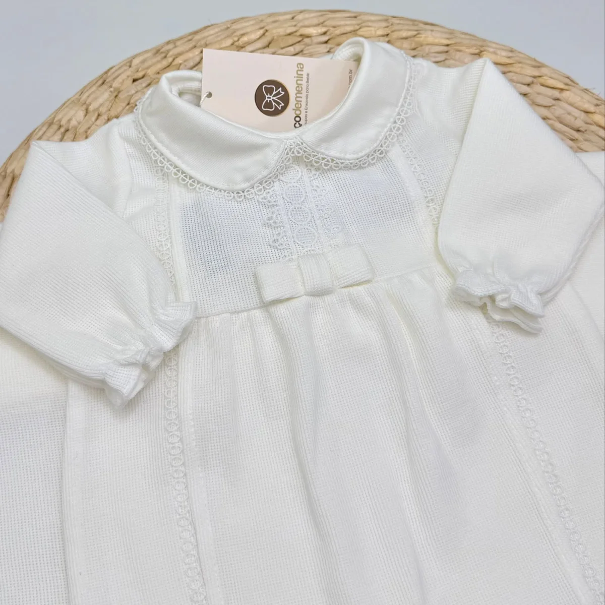 Saída Maternidade Cecília Off-White - Image 4