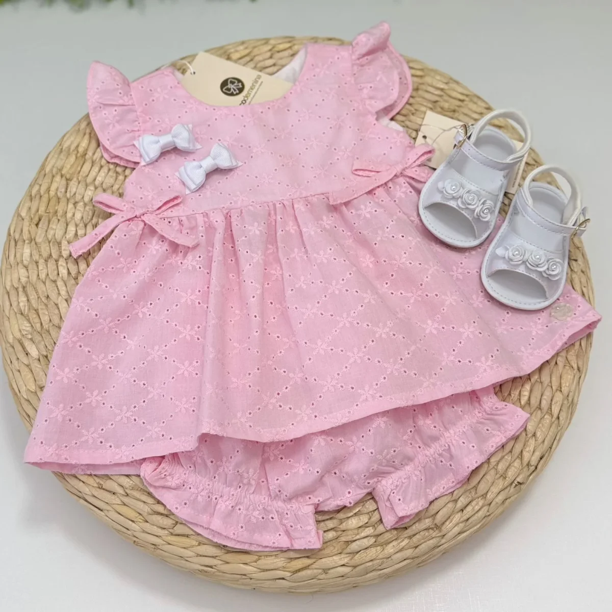 Conjunto Mavie em Cambraia Rosa