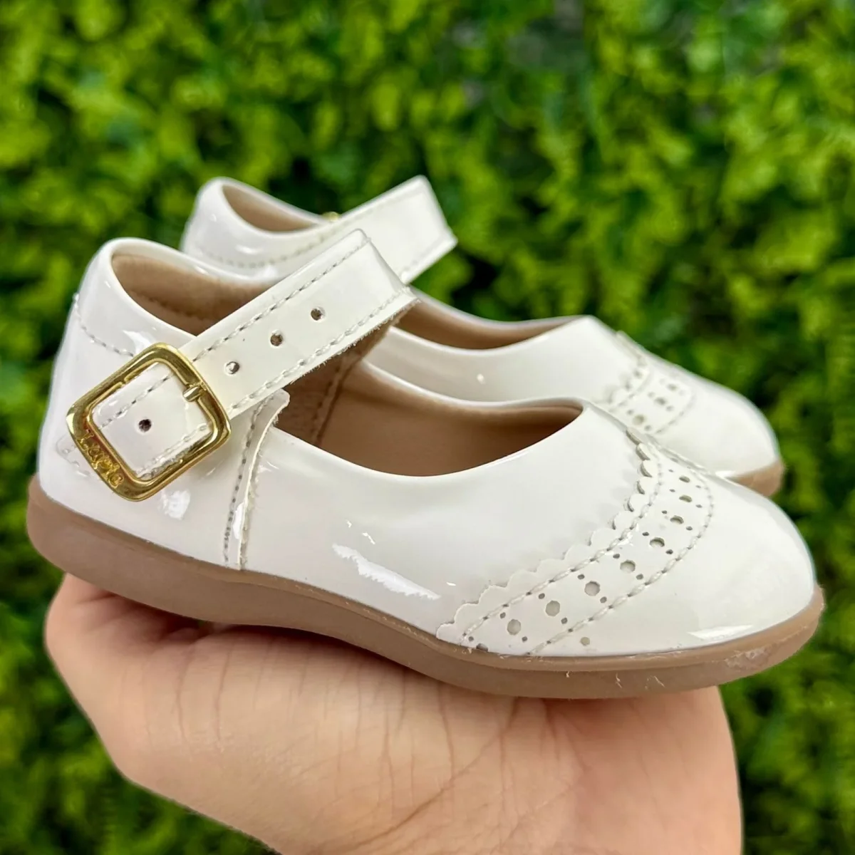 Sapatinho Lupie® Charm Verniz Branco - Image 3