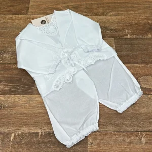 Conjunto Pagão Branco Renda Renascença