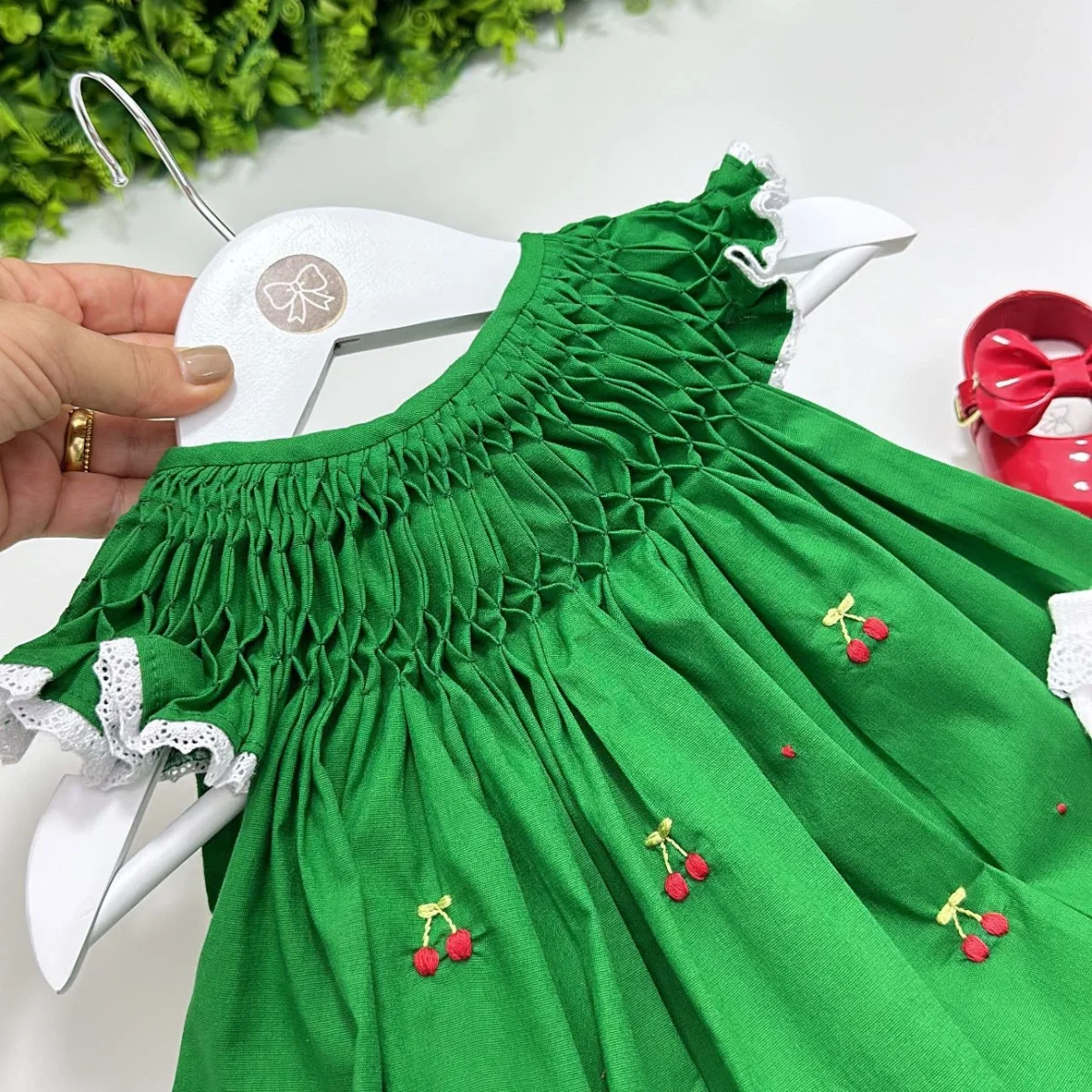 Vestido Casa de Abelha Cerejinha Verde - Image 3