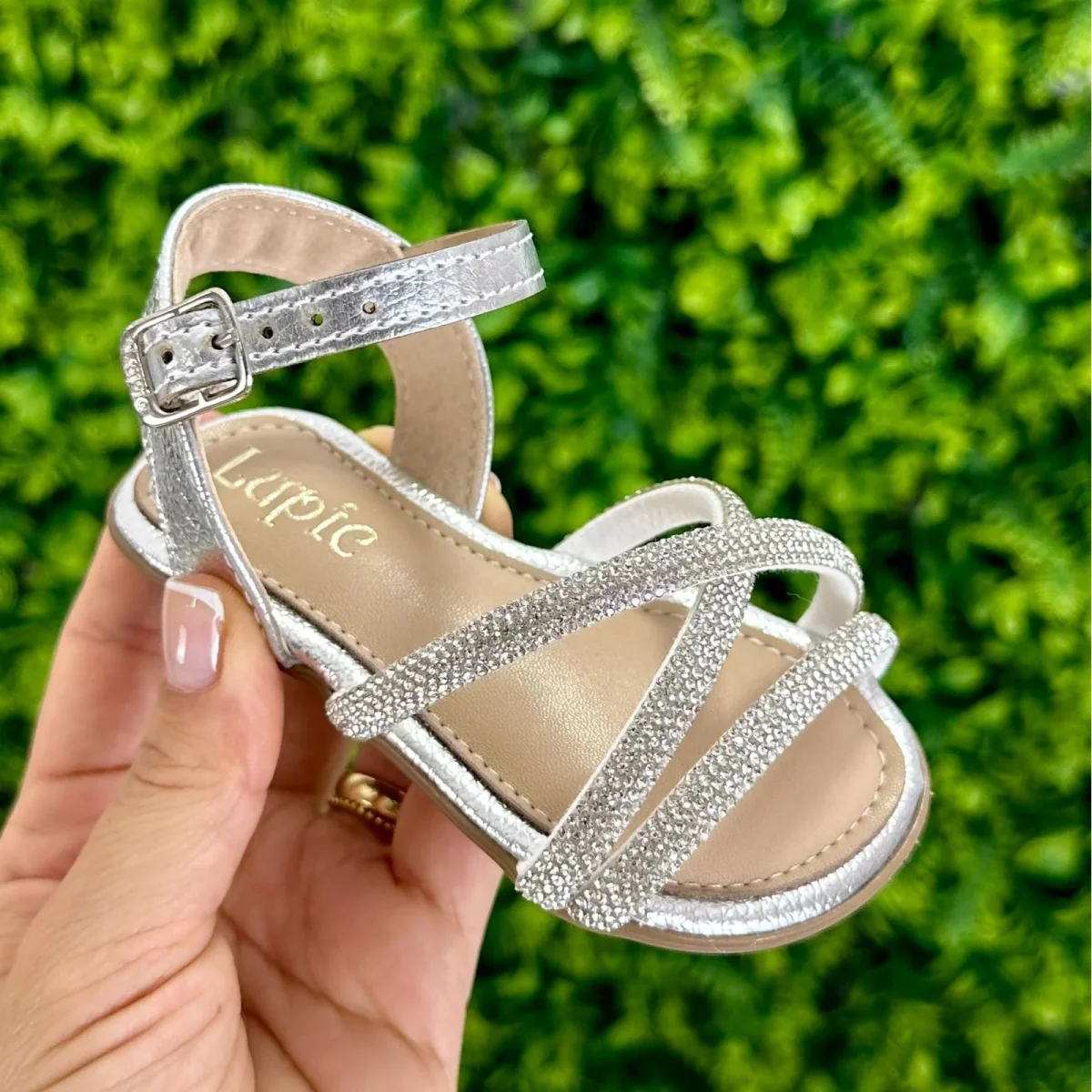 Sandália Strass Lupie® Prateada - Image 2