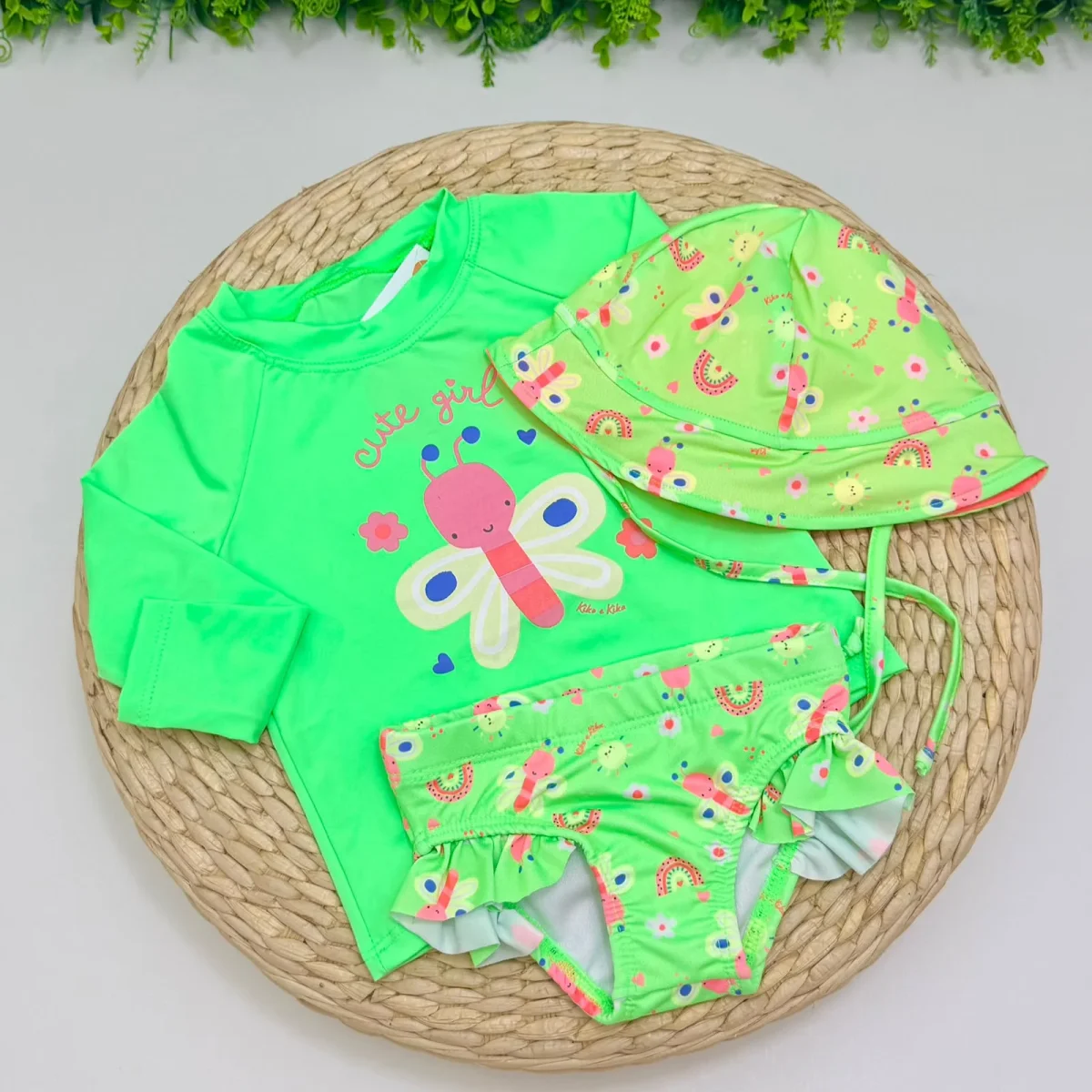 Conjunto Proteção UV Butterfly Verde - Image 4