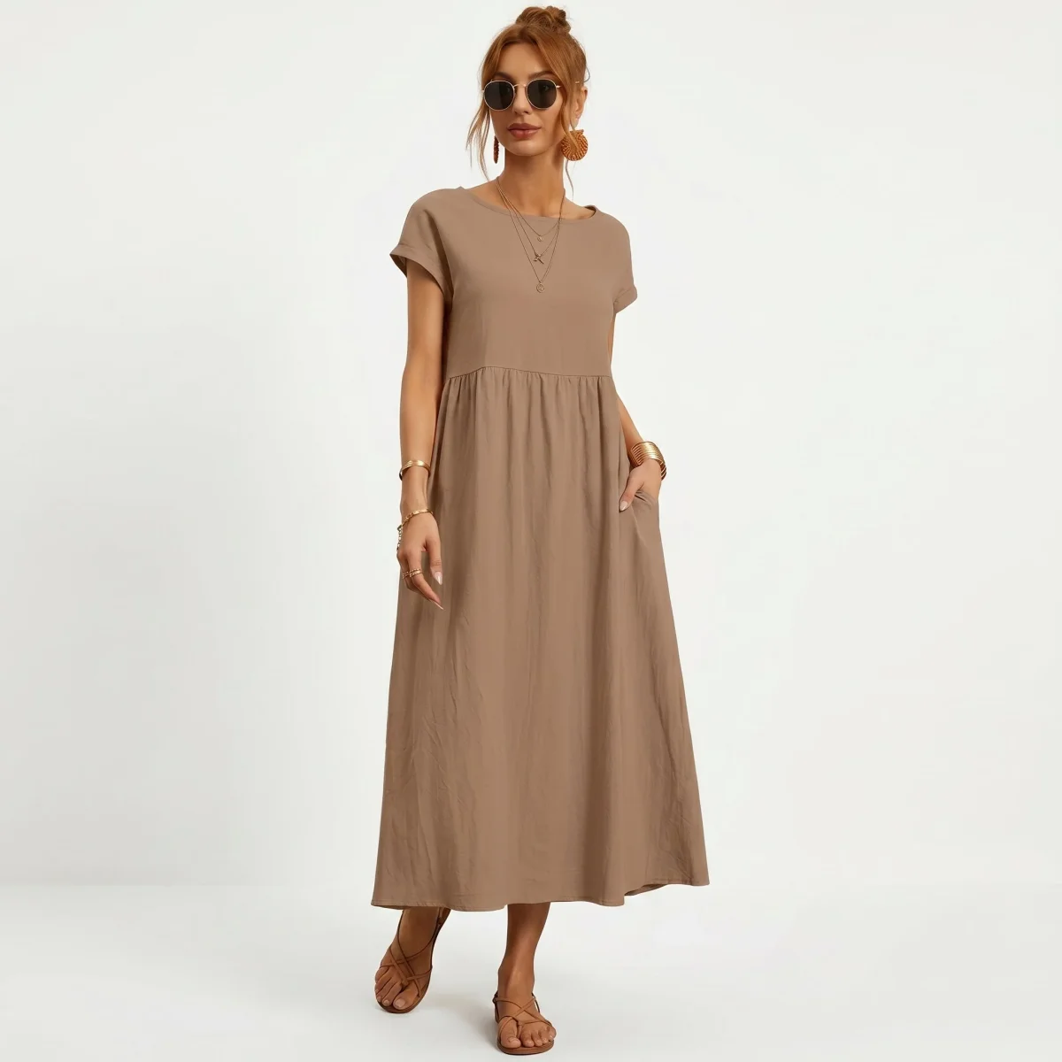 Eleonora | Vestido Midi com Bolsos - Image 8