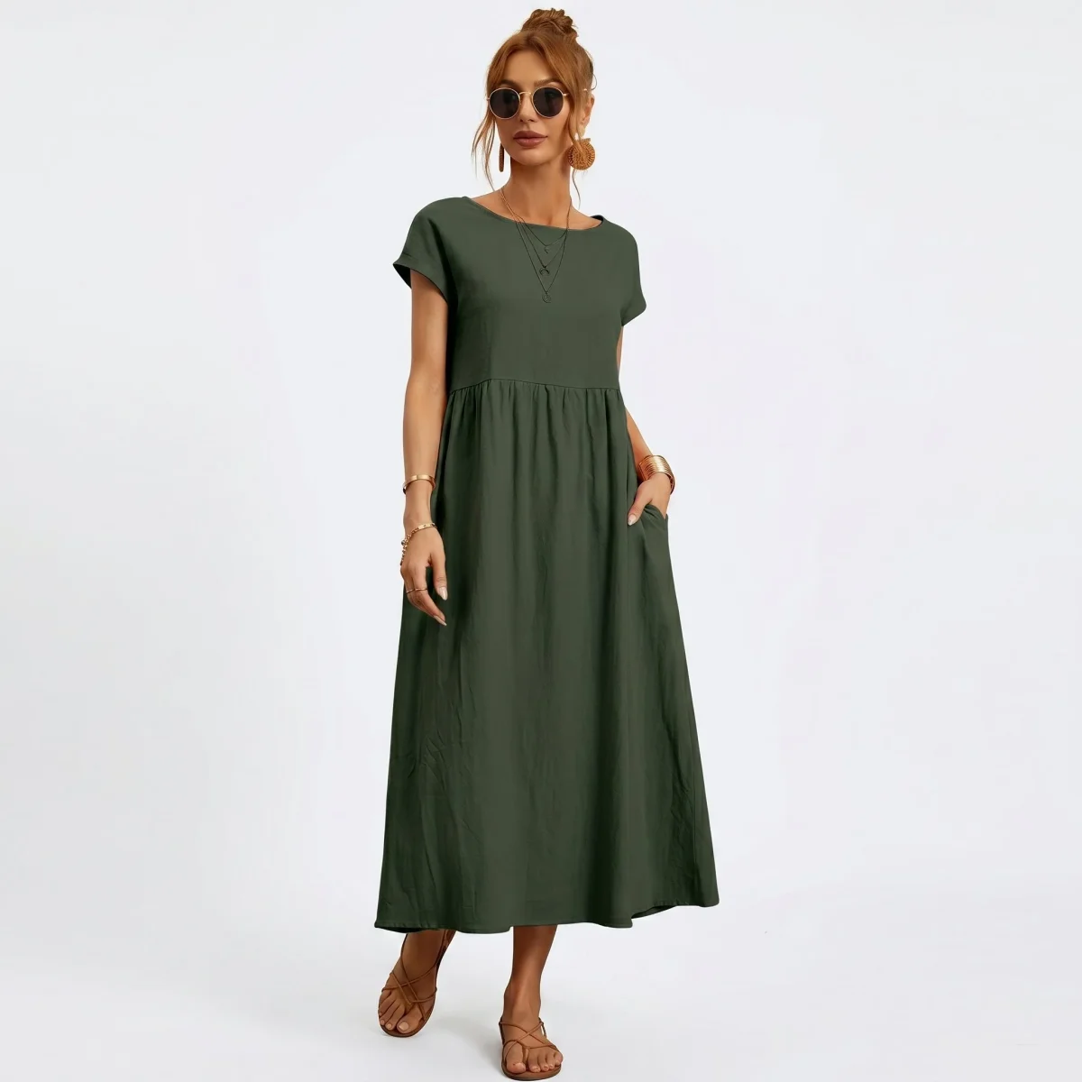 Eleonora | Vestido Midi com Bolsos - Image 3