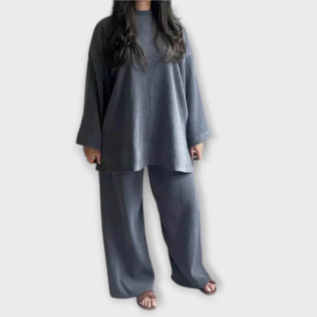Adelaide | Conjunto Plus Size Acanalado - Image 5